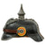 Original Imperial German WWI Grand Duchy of Baden M1915 Infantry EM/NCO Pickelhaube Helmet with Reproduction Cockades & Chinstrap - Dated 1914 - Size 59 Original Items