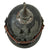 Original Imperial German WWI Grand Duchy of Baden M1915 Infantry EM/NCO Pickelhaube Helmet with Reproduction Cockades & Chinstrap - Dated 1914 - Size 59 Original Items