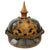 Original German WWI Bavarian Model 1914 Tin Plate Pickelhaube Helmet - Eisenblech Ersatz-Helme - Manufactured by Bing of Nurnberg