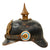 Original German WWI Bavarian Model 1914 Tin Plate Pickelhaube Helmet - Eisenblech Ersatz-Helme - Manufactured by Bing of Nurnberg