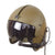 Original U.S. Vietnam War APH-5 Helicopter Pilot Flying Helmet by Gentex Corporation - Dated 1968 - Incomplete Original Items