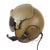 Original U.S. Vietnam War APH-5 Helicopter Pilot Flying Helmet by Gentex Corporation - Dated 1968 - Incomplete Original Items