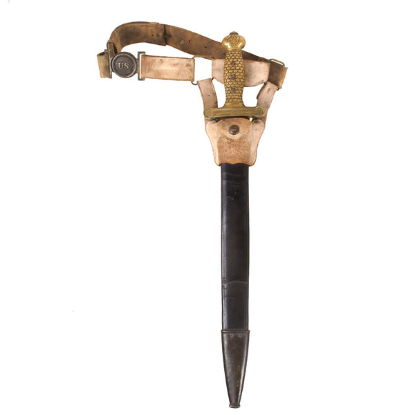 Original U.S. Mexican American War Ames Model 1832 Artillery Short Swo ...