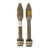 Original U.S. Deactivated M20 A1 B1 3.5 Inch Super Bazooka Rocket Launcher with Two Practice Rockets Original Items