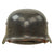 Original German WWII 1939 Dated Luftwaffe M35 Double Decal Steel Helmet with Dome Stamp, 58cm Liner & Chinstrap - marked Q66 Original Items