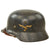 Original German WWII 1939 Dated Luftwaffe M35 Double Decal Steel Helmet with Dome Stamp, 58cm Liner & Chinstrap - marked Q66 Original Items