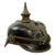 Original Imperial German WWI Grand Duchy of Baden M1915 Infantry EM/NCO Pickelhaube Helmet - Dated 1916 - Size 58 Original Items
