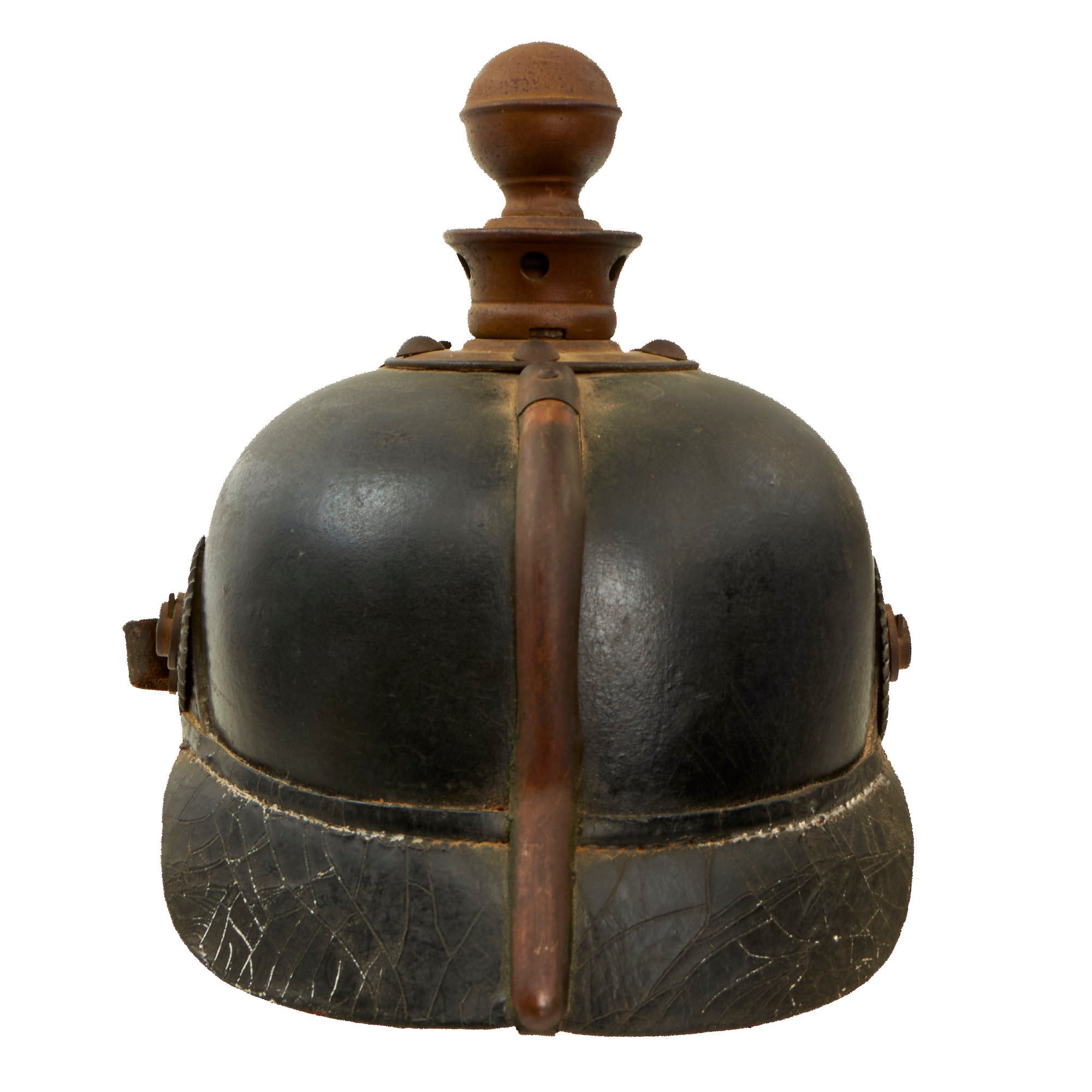 Original German WWI Prussian M1915 Artillery Pickelhaube Helmet