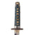 Original 18th Century Edo Period Japanese Handmade Ō-Wakizashi Short Sword with Lacquered Scabbard, Kogatana Knife, and Sageo Cord