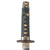 Original 18th Century Edo Period Japanese Handmade Ō-Wakizashi Short Sword with Lacquered Scabbard, Kogatana Knife, and Sageo Cord