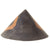 Original Japanese Edo Period 19th Century Conical Samurai Jingasa Helmet with Family Crest and Extensive Kanji Markings on Interior Original Items