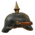 Original Imperial German WWI Unit-Marked Prussian M1895 Line Infantry Pickelhaube Spiked Helmet with Original Chinstrap - JR 25 Original Items