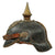 Original Imperial German WWI Unit-Marked Prussian M1895 Line Infantry Pickelhaube Spiked Helmet with Original Chinstrap - JR 25 Original Items