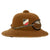 Original German WWII 2nd Model Afrikakorps DAK Sun Helmet by J. H. Soffel with Eye Shields - Dated 1942 - Size 56 Original Items