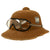 Original German WWII 2nd Model Afrikakorps DAK Sun Helmet by J. H. Soffel with Eye Shields - Dated 1942 - Size 56 Original Items