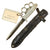 Original U.S. WWII 91st Infantry Division Rare Everitt Green Handle Knuckle Fighting Knife with Scabbard Carried by Bronze Star Recipient Sergeant Joseph F. Eak Sr., 363rd Infantry Regiment Original Items