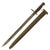 Original U.S. WWI P1913 Enfield Rifle & Trench Gun Bayonet by Remington with M1917 Scabbard - Dated 1917 Original Items