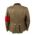Original German WWII RAD National Labor Service Feldmeister Officer Uniform Tunic with Armband and DRL Sports Badge Original Items
