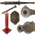Original 19th Century Indonesian Bronze Lantaka Swivel Cannon with Base - 37.5 Inches Long Original Items