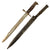 Original U.S. Spanish-American War Model 1892 Krag Rifle Bayonet and Scabbard - Dated 1898 Original Items