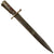 Original U.S. Spanish-American War Model 1892 Krag Rifle Bayonet and Scabbard - Dated 1898 Original Items