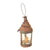 Original U.S. Colonial Revolutionary War Era Punched Tin Lantern with Blown Glass Lense & Retained Candle Original Items