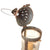 Original U.S. Colonial Revolutionary War Era Punched Tin Lantern with Blown Glass Lense & Retained Candle Original Items