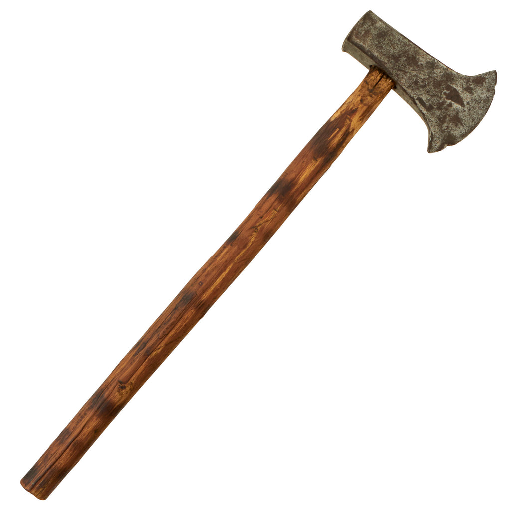 Original U.S. / British Colonial Era Blacksmith Hand Forged Trade Tomahawk & Shaft Original Items