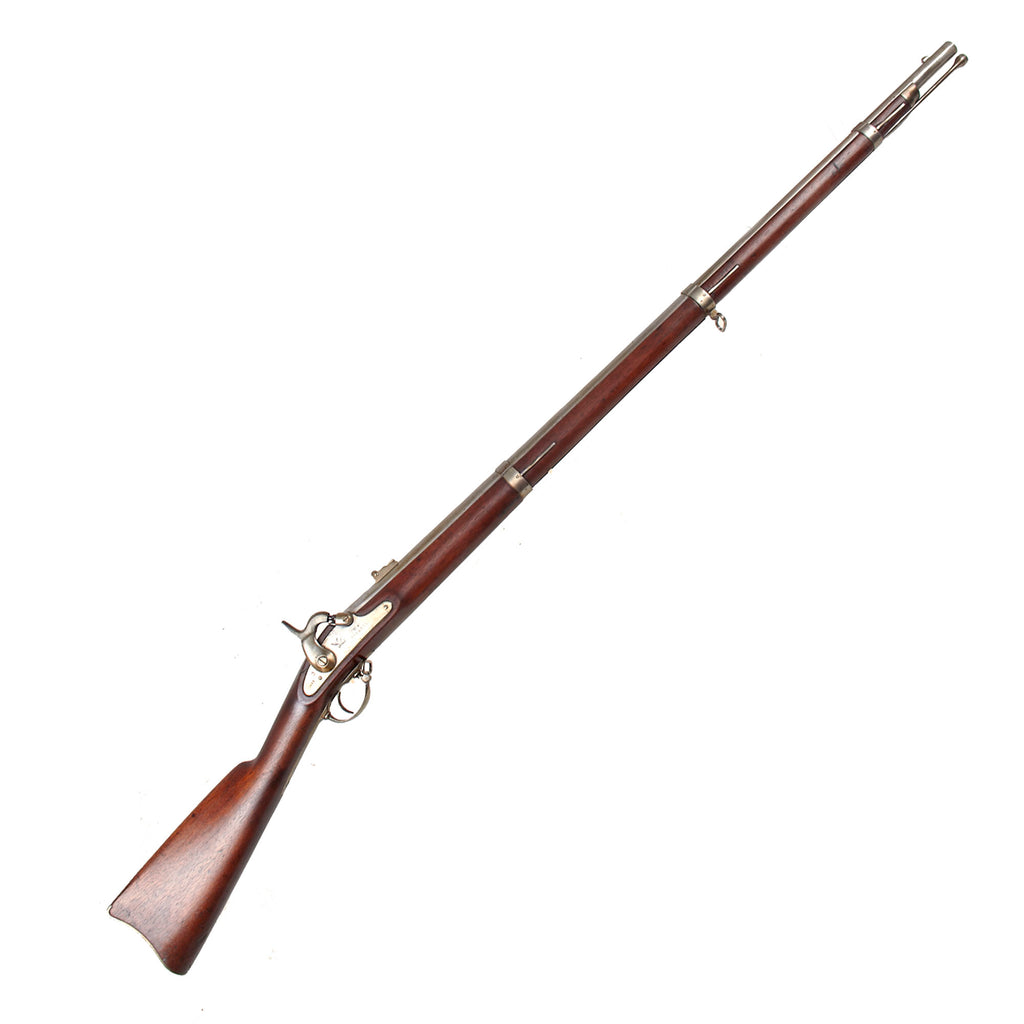 Original U.S. Civil War Springfield Model 1861 Rifled Musket by Trenton L&M Co. with N.J. Surcharge - Dated 1863 Original Items