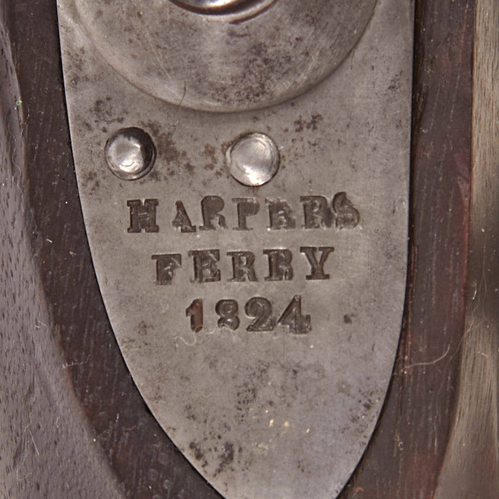 Original U.S. Springfield Model 1822 Flintlock Musket by Harpers Ferry ...