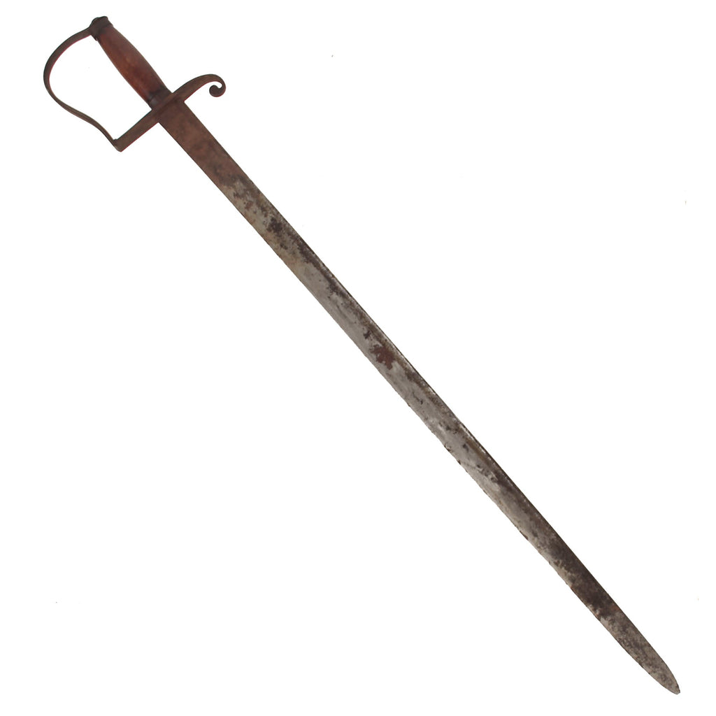Original American Revolutionary War Era Hanger Sword with British-Marked Blade Original Items