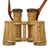 Original German WWII 6x30 Dienstglas Binoculars in Ordnance Tan by Swarovski with Tied Neck Strap Original Items