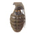 Original U.S. WWII Inert MkII Pineapple Practice Grenade with Yellow Ring & M10A3 Fuze Original Items