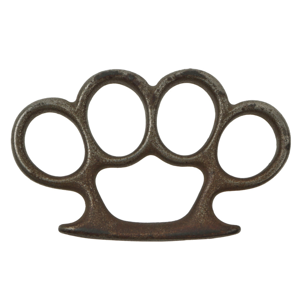 Original U.S. WWII Custom Made Cast Iron Knuckle Dusters Original Items