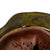Original German WWII Heer Army Single Decal M40 Helmet with Worn Camouflage and 1940 Dated 56cm Liner - ET64 Original Items