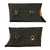 Original Japanese WWII Imperial Japanese Navy Lieutenant Shoulder Board & Collar Tab Lot - 4 Items Total Original Items