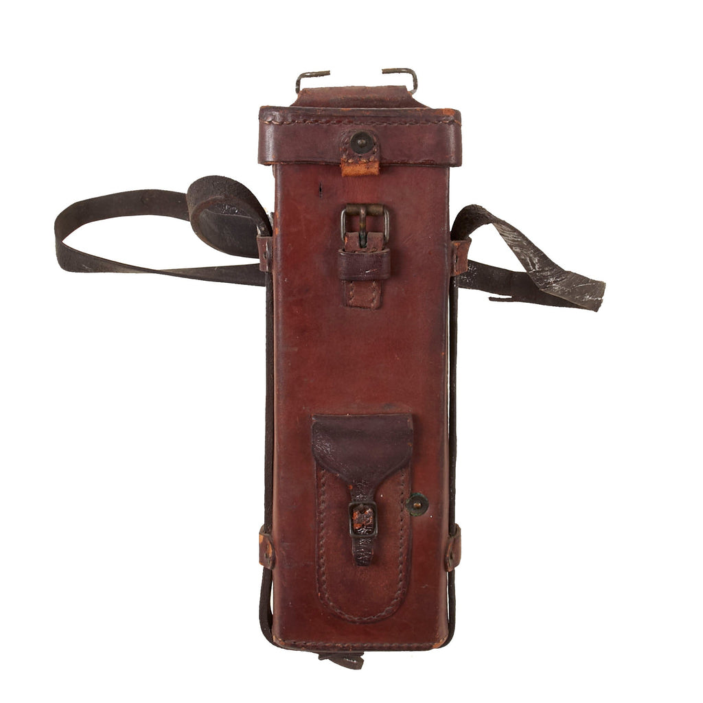 Original U.S. WWI Leather Case for the Warner & Swasey M-1913 Sniper Scope for the M1903 Springfield - Diamond Ltd. Original Items