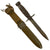 Original U.S. WWII M4 Bayonet by Utica Cutlery for the M1 Carbine with M8A1 Scabbard by V.P. Co Original Items