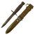 Original U.S. WWII M4 Bayonet by Utica Cutlery for the M1 Carbine with M8A1 Scabbard by V.P. Co Original Items