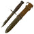 Original U.S. WWII M4 Bayonet for the M1 Carbine by IMPERIAL with Updated M8 Scabbard by B.M. Co. Original Items