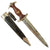 Original German WWII NSKK Dagger by Rare Maker Wilhelm Wagner of Solingen-Merscheid with Scabbard and Hanger - RZM M7/25 Original Items