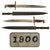 Original U.S. Philippine - American War Model 1892 Krag Rifle Bayonet and 2nd Pattern Scabbard - Dated 1900
