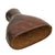 Original U.S. Revolutionary War Era Scarce Leather-Covered Glass Water Bottle Flask with Molded Leather Lid - Excellent