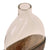 Original U.S. Revolutionary War Era Scarce Leather-Covered Glass Water Bottle Flask with Molded Leather Lid - Excellent