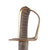 Original American Revolutionary War Continental Stirrup Hilt Mounted Dragoon Saber with Wire-Wrapped Leather Grip Original Items