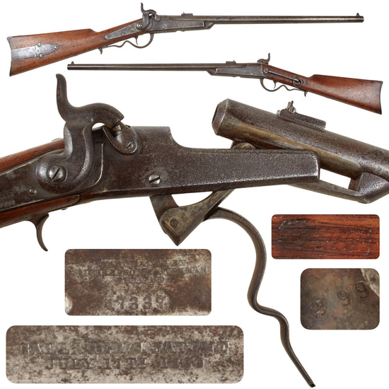 Original U.S. Civil War Gallager’s 1860 Patent Saddle Ring Carbine by Richardson & Overman - Serial 17337