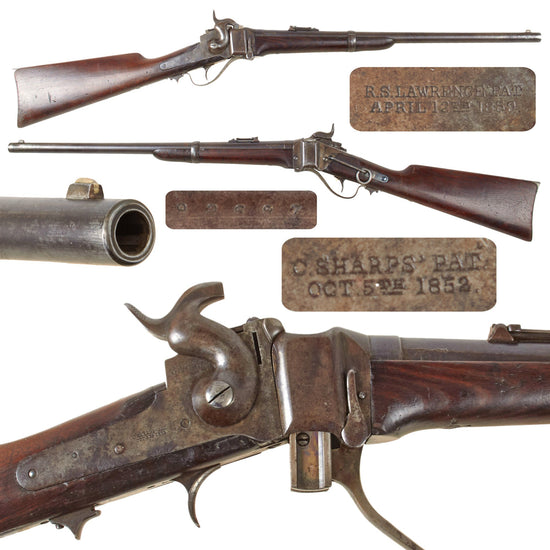 Original U.S. Civil War Sharps New Model 1863 Saddle-Ring Carbine Converted to .50-70 Govt. with Excellent Bore - Serial 92687 Original Items