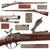 Original U.S. Excellent Civil War Springfield M-1863 Rifle Converted to M-1868 Trapdoor Rifle Using ALLIN System in 1870 with Cartouches - Serial 31275 Original Items