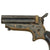 Original U.S. Sharps Model 1A .22 Rimfire 4 Barrel Brass Frame Pepperbox Pistol with Wooden Grips - Serial 13757 Original Items
