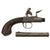 Original 18th Century English Queen Anne Flintlock Pistol by Joseph Bunney with Turn-Off Barrel, Figured Wood Grip, and Grotesque Butt Cap - Circa 1780 Original Items